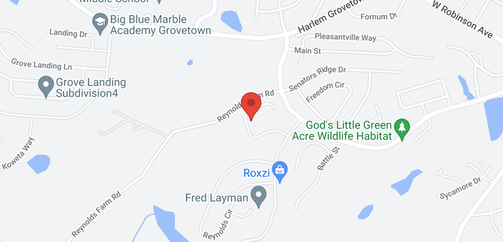 map of 4030 Corners Grovetown, GA 30813